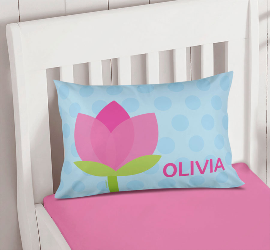 Cute Tulip Pillowcase Cover
