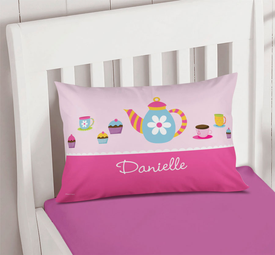 Tea Time Pillowcase Cover