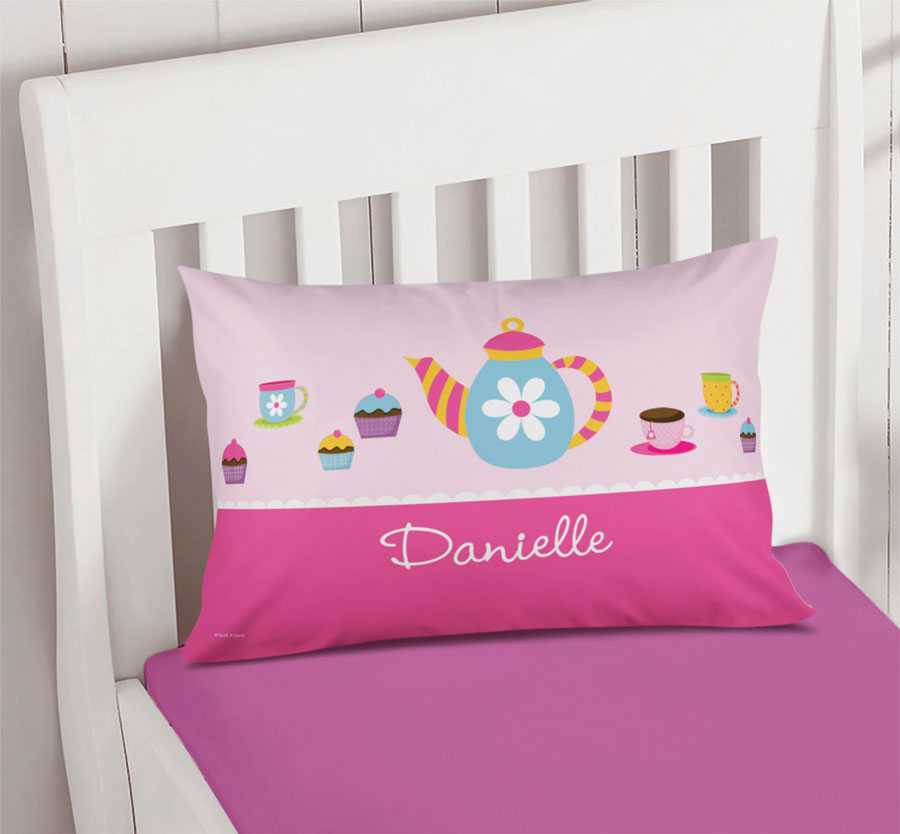 Tea Time Pillowcase Cover