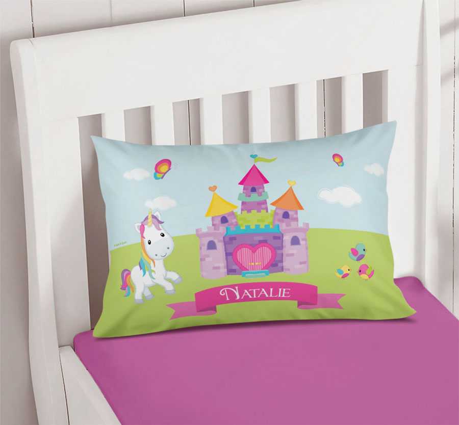 Pretty Heart Castle Pillowcase Cover