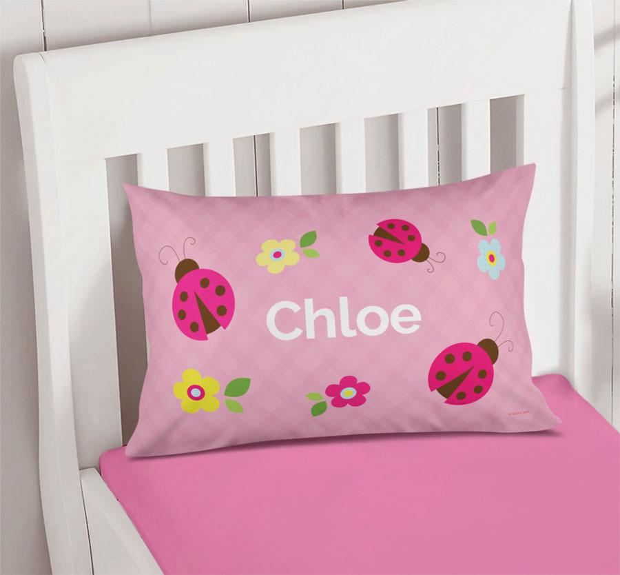 Three Lady Bugs Pillowcase Cover