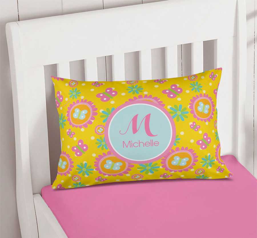 Yellow flowers Pattern Pillowcase Cover
