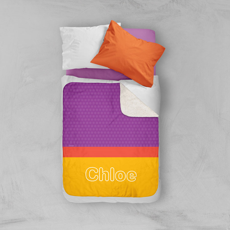 Modern Yellow Sherpa Blanket