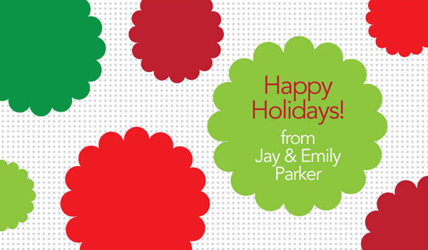 Xmas Stamps  Gift Tag