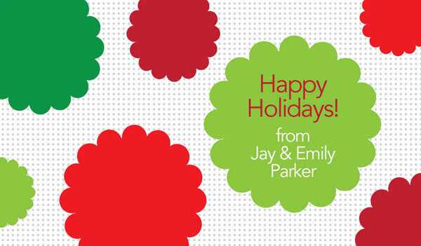 Xmas Stamps  Gift Tag