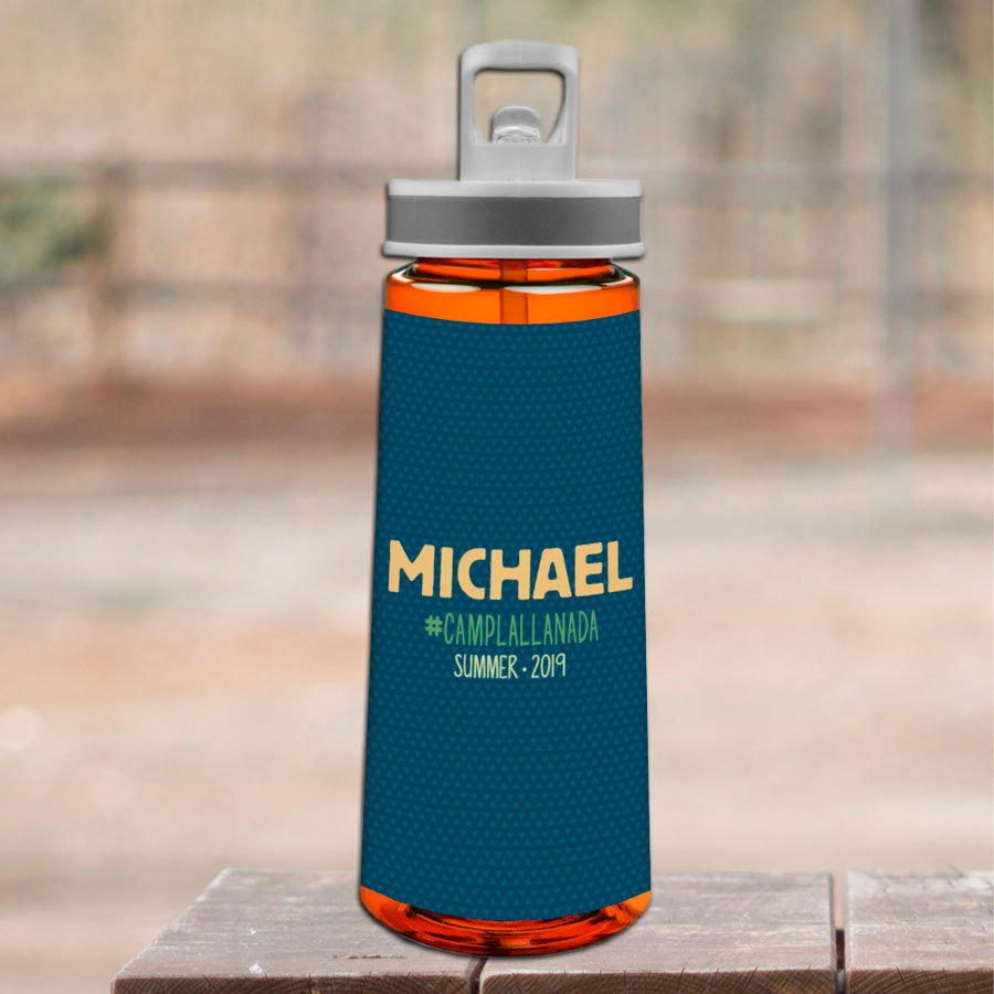 Midnight Green Camp Sports Water Bottle