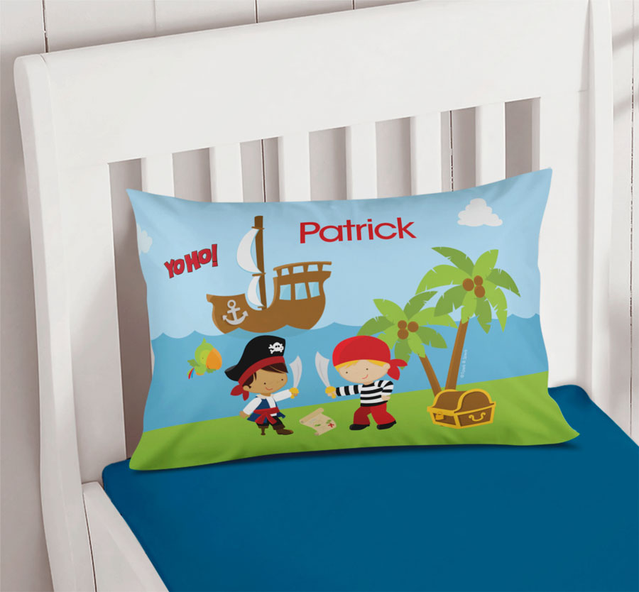 Yo Ho Pirate Boy Pillowcase Cover
