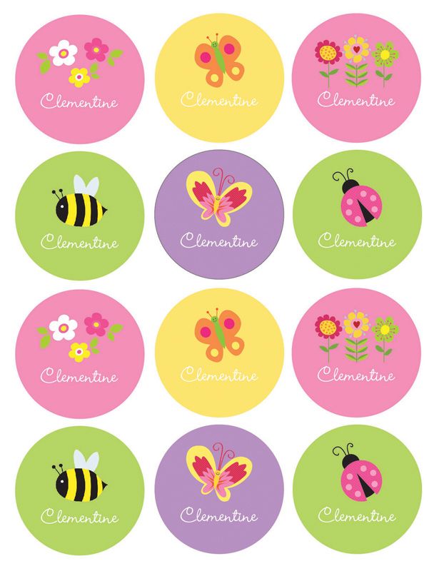 New Dishwasher-Safe & Waterproof Labels for Kids