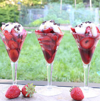 Chocolate Balsamic Strawberry Dessert