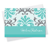 Fantastic Personalized Notecards | Turquoise Mood
