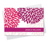 Beautiful Personalized Note Cards With Name | Purple And Bold