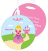 Sweet Little Blonde Princess Kids Bag Tags