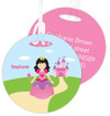 Sweet Little Black Haor Princess Kids Bag Tags