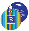 Bold Stripes Luggage Tags For Kids