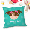 Just Like Me-Girl-Turquoise Pillows