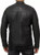 Black Leather Jacket Men Real Lambskin Biker Motorcycle Slim Fit Stylish New