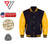 Varsity Letterman Wool & Real Cowhide Leather Sleeves High Quality Bomber Jacket PWV-VAR14