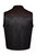 Men Black Genuine Leather Motorcycle Vest/Slim Fit Sleeveless Jacket/Biker Vest PWV-LV16
