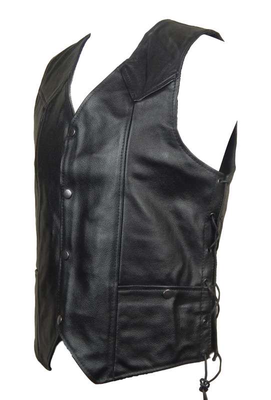 Laced sides Black Vest