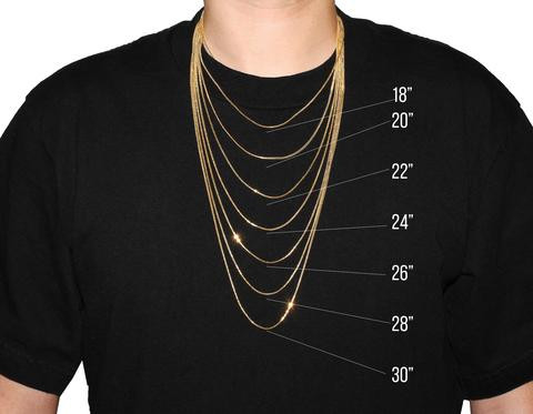 10kt Diamond Cut Cuban Chain 1mm