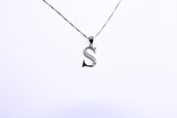 .925 S. Silver Initial Necklace