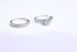 .925 S. Silver Round Weeding Rings
