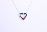 .925 S. Silver Heart Necklace