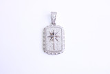 .925 S. Silver North Star Pendant