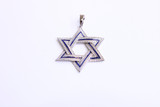 .925 S. Silver David Star Pendant