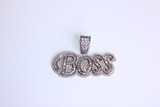 .925 S. Silver Boss Pendant