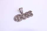 .925 S. Silver Boss Pendant