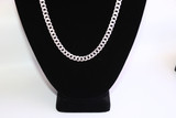 .925 S.Silver Cuban Chain w/ Diamond Cut 7mm