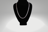 .925 S.Silver Cuban Chain w/ Diamond Cut 5mm
