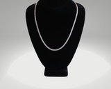 .925 S.Silver Cuban Chain w/ Diamond Cut 3mm