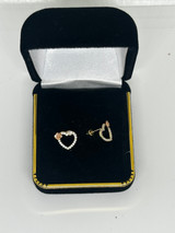 Rose Hearts Studs