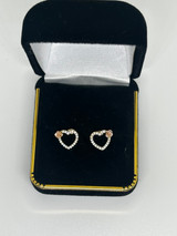 Rose Hearts Studs
