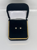 Sparkly Heart Studs