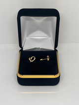 Coquette Heart Studs