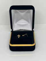 Polished Cross Studs