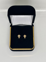 Polished Cross Studs
