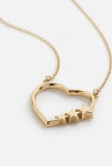 14Kt Starry Heart