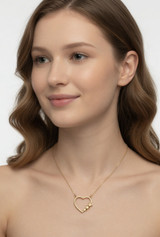 14Kt Starry Heart