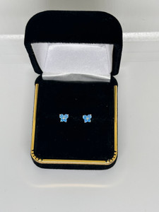 December Butterfly Studs