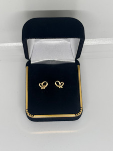 Coquette Heart Studs