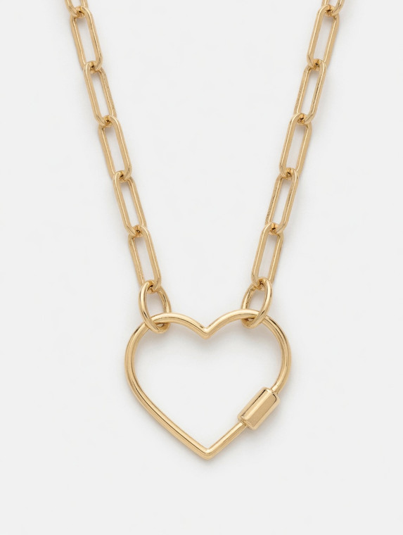 14Kt Locked Heart