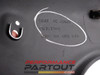 Window Quarter Plastic interior trim 2G DSM Grey Right MR707949