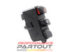 Defrost hazard switch 2G DSM Black