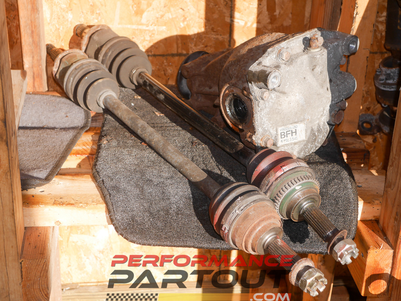 Rear Differential set 2G AWD LSD 3.545 Manual