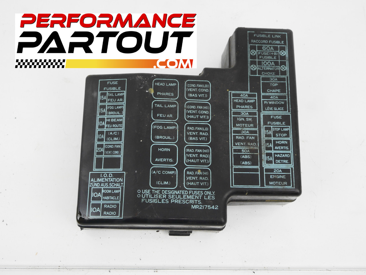 Fuse Box Cover Under Hood 2G Spyder GS 2.4L