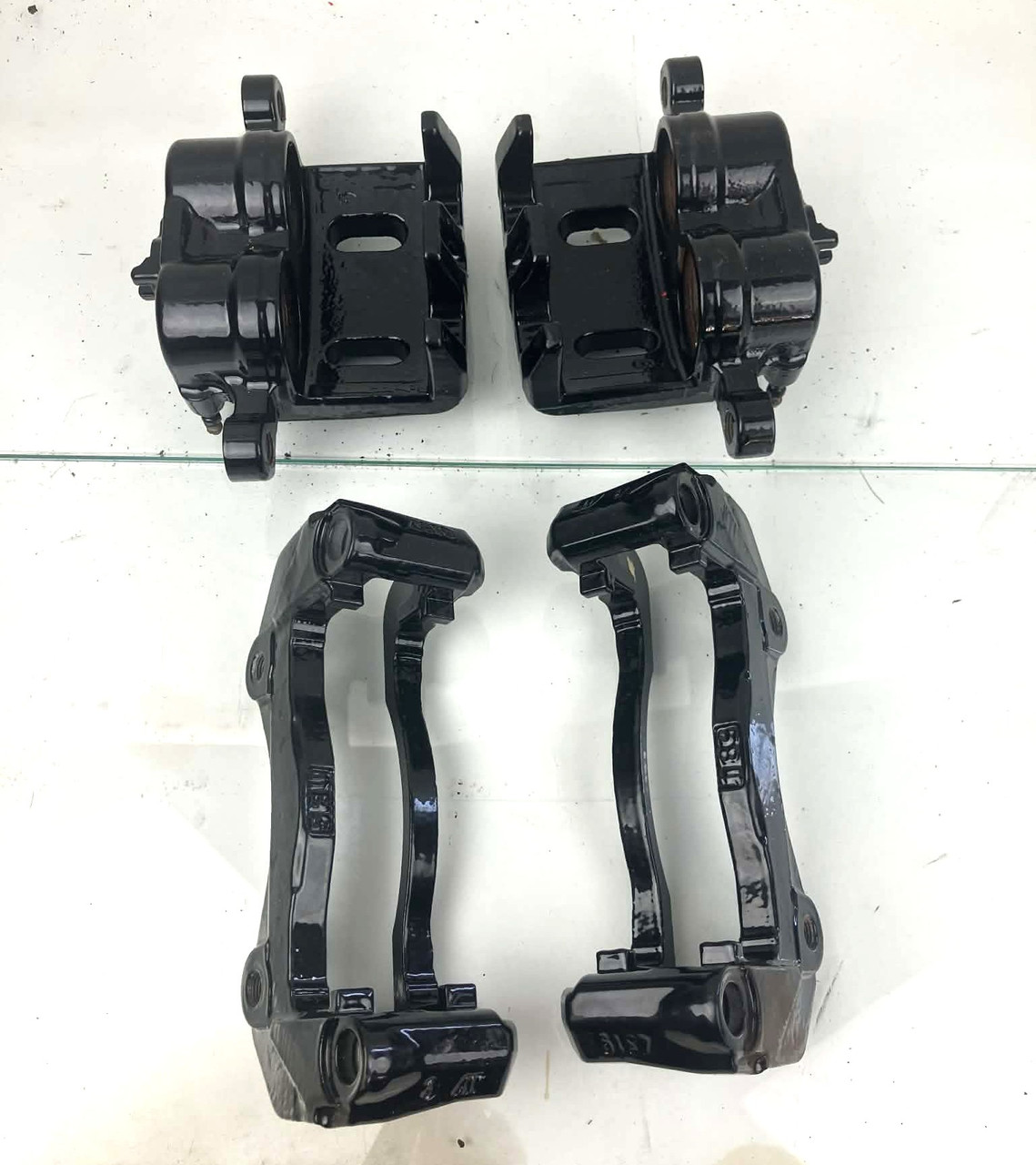 Mitsubishi Outlander Brake Caliper Kit Black Powdercoat (assembly required)